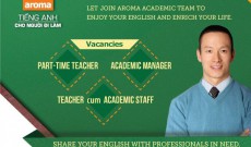English Teaching & Academic Job Vacacies