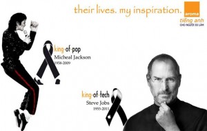 Micheal Jackson - King of Pop. Steve Jobs - King of Tech